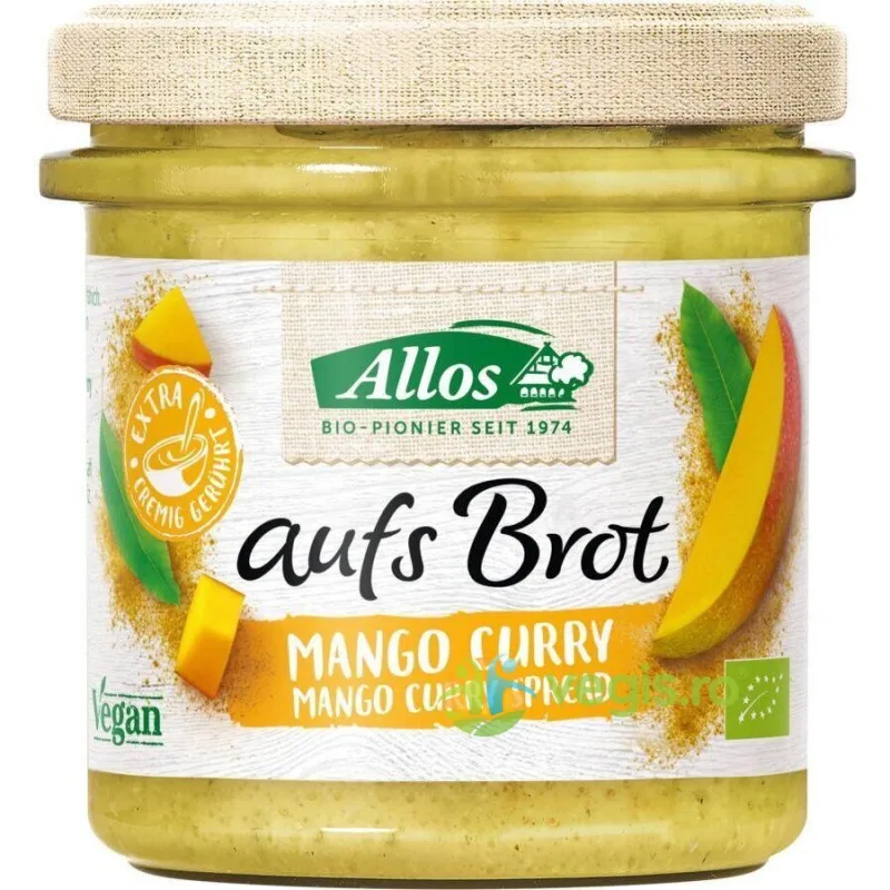 Crema tartinabila cu Mango si Curry Fara Gluten Ecologica/Bio 140g — preț și oferte