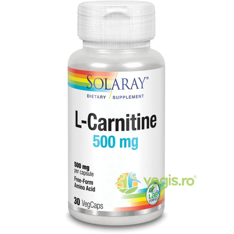 L-Carnitine 500mg 30cps Secom, Solaray — preț și oferte