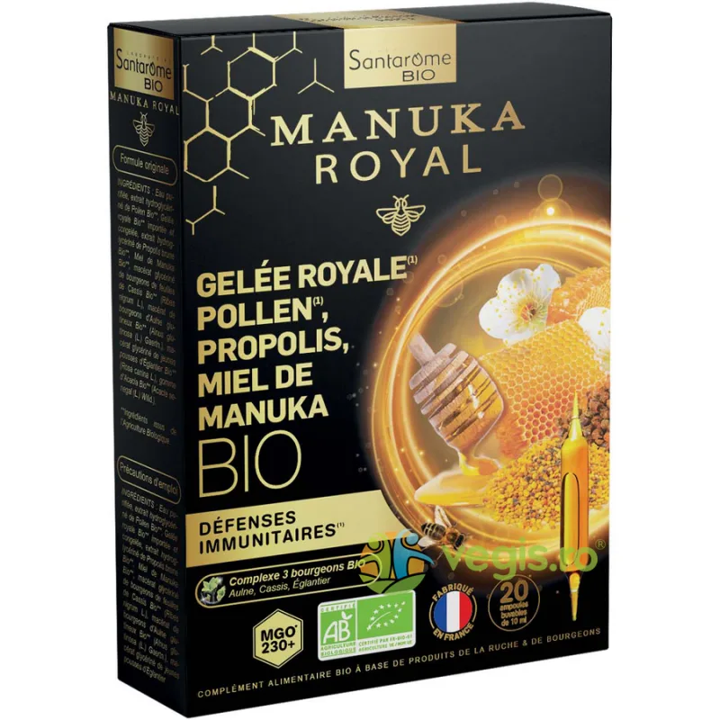 Manuka Royal Ecologic/Bio 20fiole SANTAROME — preț și oferte