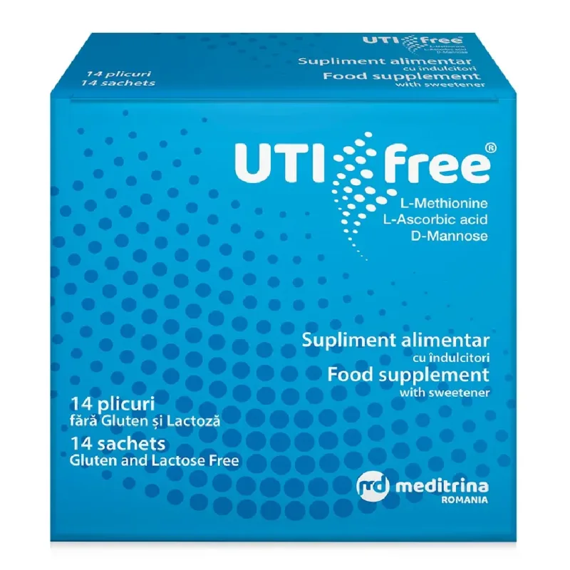UTI Free, 14 plicuri, Meditrina Pharmaceuticals — preț și oferte