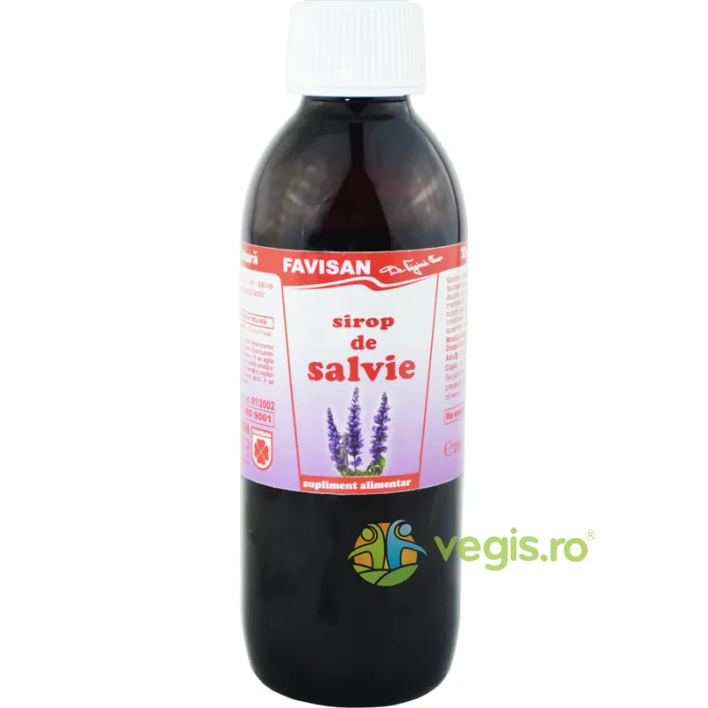 Sirop de Salvie 250ml Favisan — preț și oferte