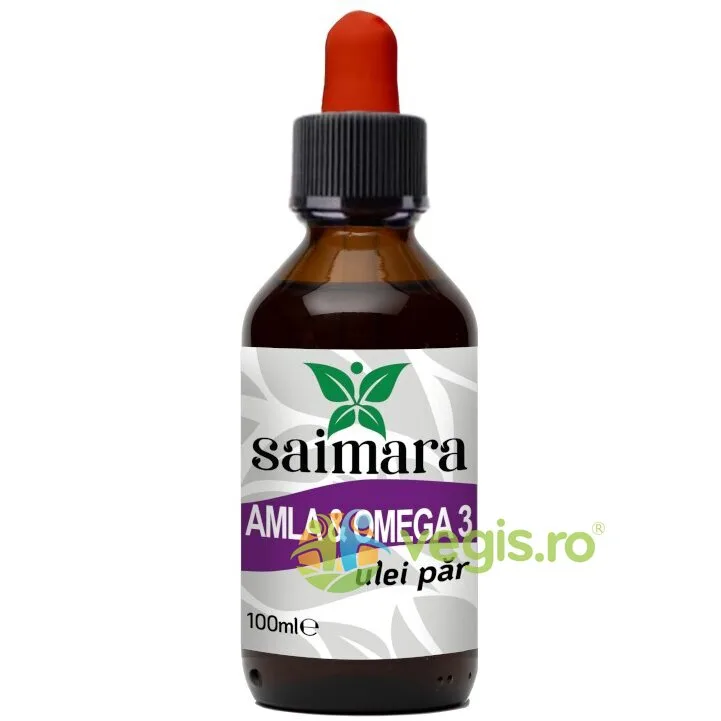 Ulei de Par cu Amla si Omega 3 pentru Ingrijirea Parului Uscat si Deteriorat 100ml SAIMARA — preț și oferte