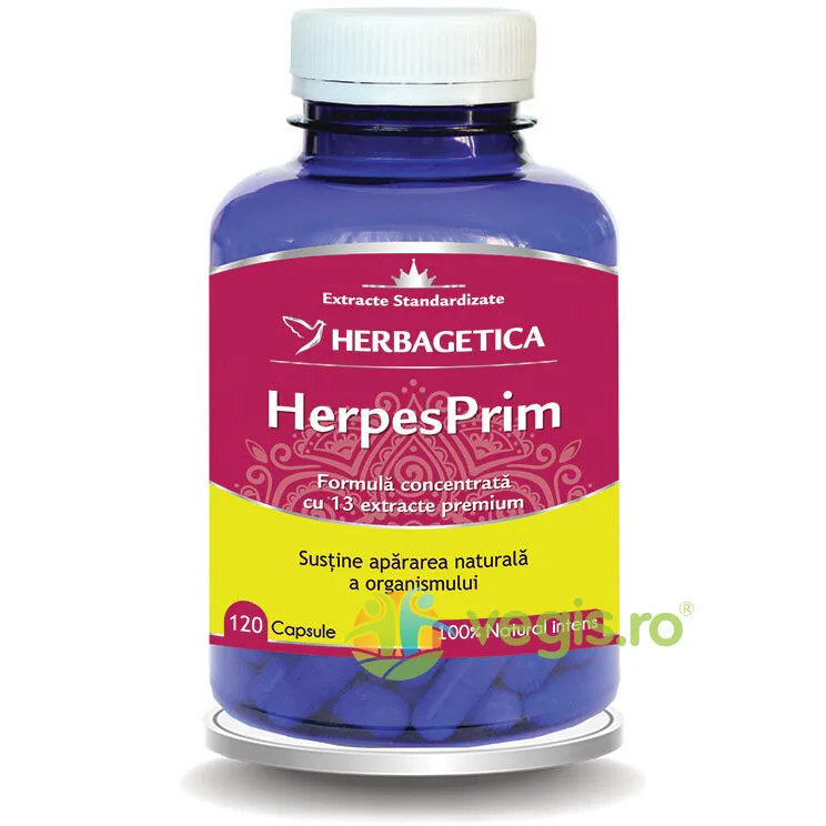 Herpes Prim 120Cps HERBAGETICA — preț și oferte