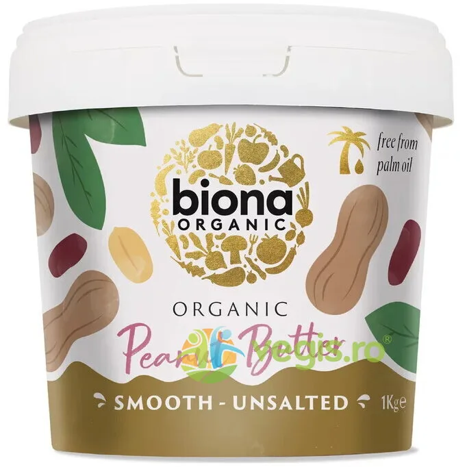Pasta de Arahide Cremoasa fara Sare Ecologica/Bio 1kg BIONA — preț și oferte