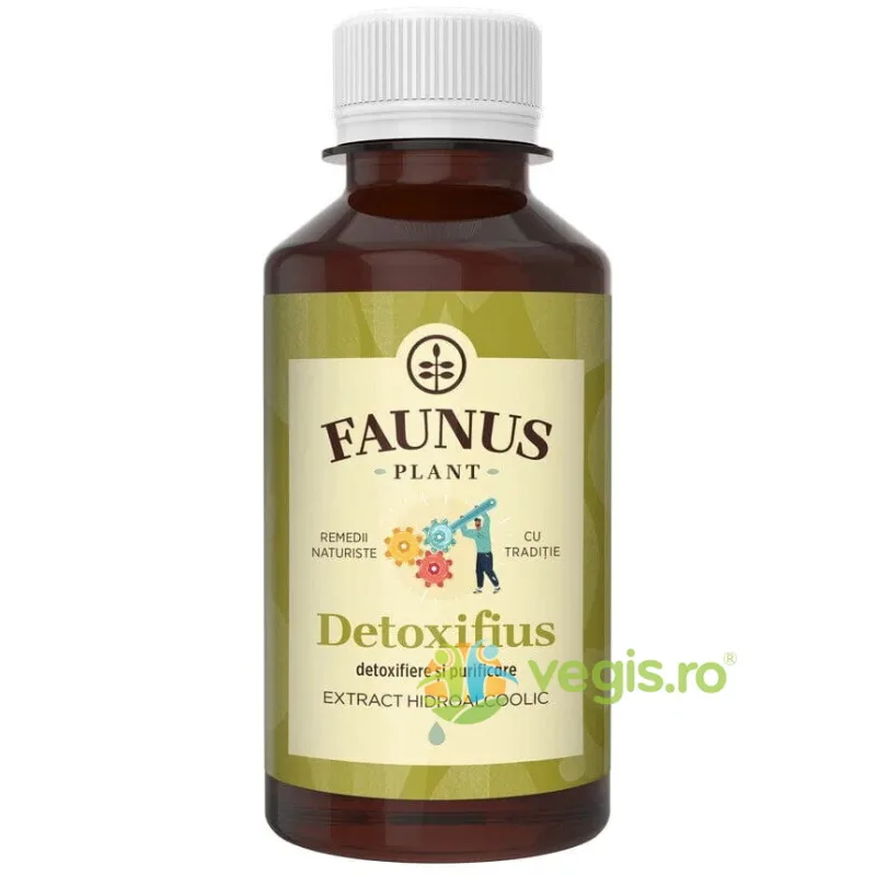 Tinctura Detoxifius (Detoxifiere si purificare) 200ml FAUNUS PLANT — preț și oferte