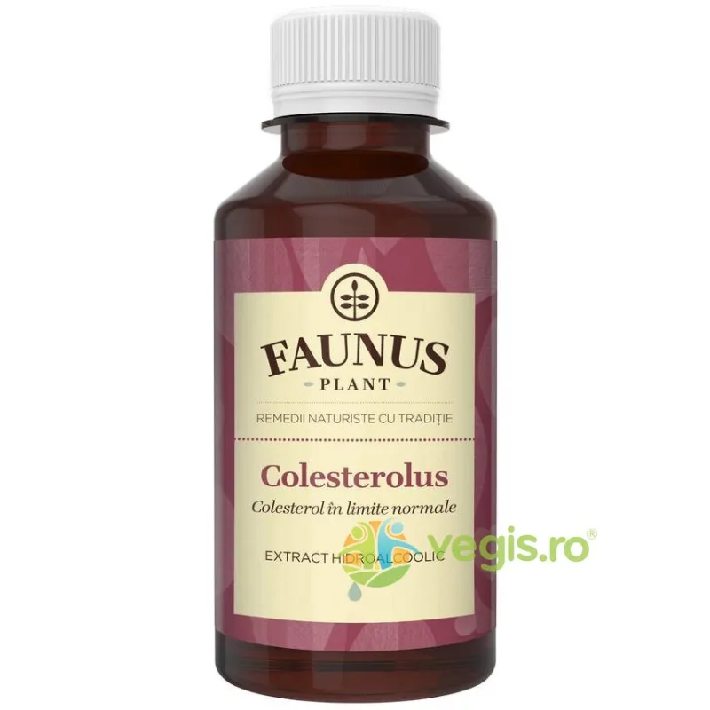 Tinctura Colesterolus (Colesterol in limite normale) 200ml FAUNUS PLANT — preț și oferte