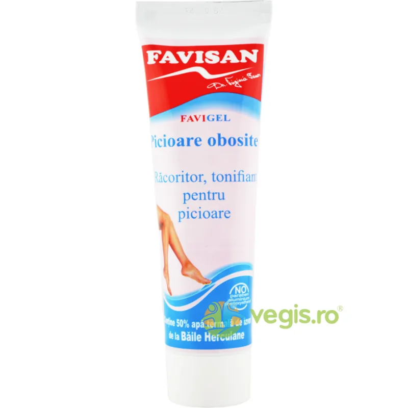 Favi Gel pentru Picioare Obosite cu Apa Termala 100ml Favisan — preț și oferte
