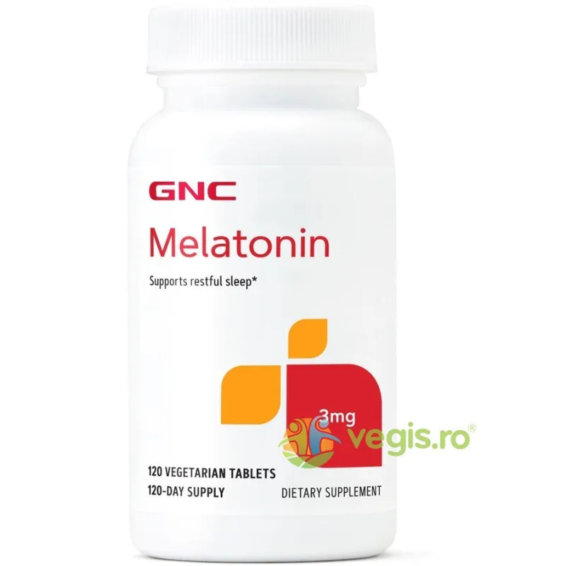 Melatonina 3mg 120tb vegetale GNC — preț și oferte