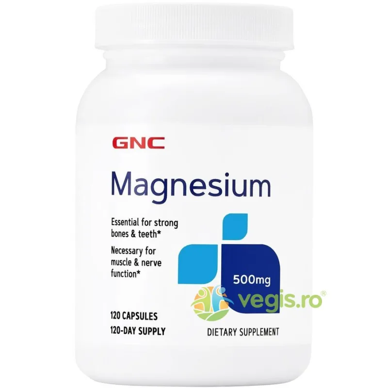 Magneziu 500mg 120cps GNC — preț și oferte
