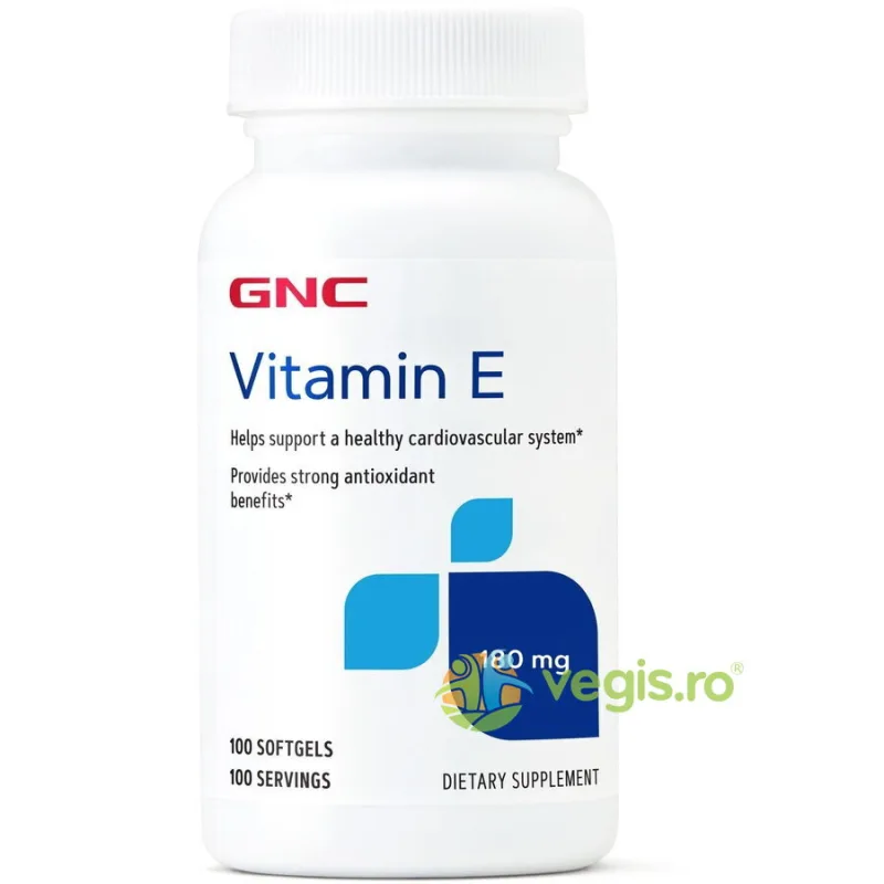 Vitamina E 180mg 100cps moi GNC — preț și oferte
