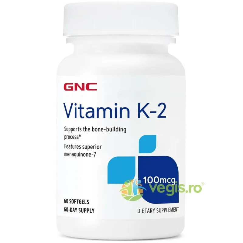 Vitamina K-2 100mcg  60cps moi GNC — preț și oferte
