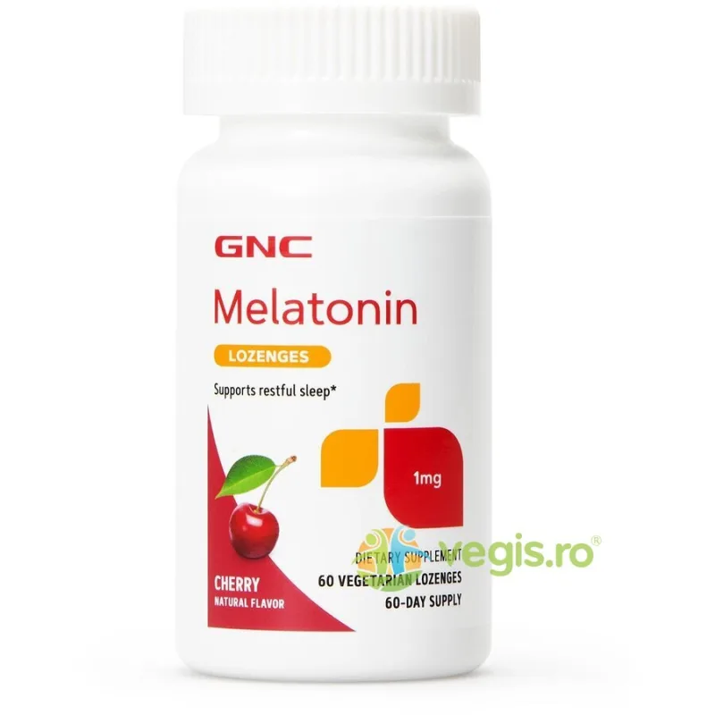 Melatonina cu Aroma de Cirese 1mg 60tb GNC — preț și oferte