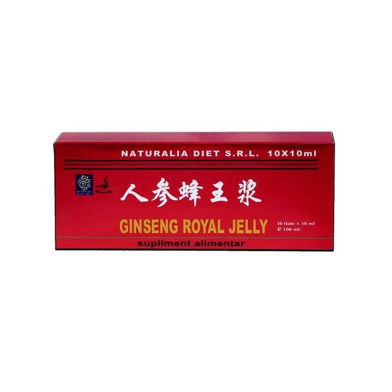 Royal Jelly & Ginseng NATURALIA DIET, 10 fiole x 10 ml — preț și oferte