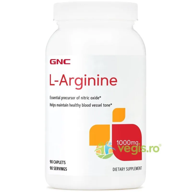 L-Arginina 1000mg 90tb GNC — preț și oferte