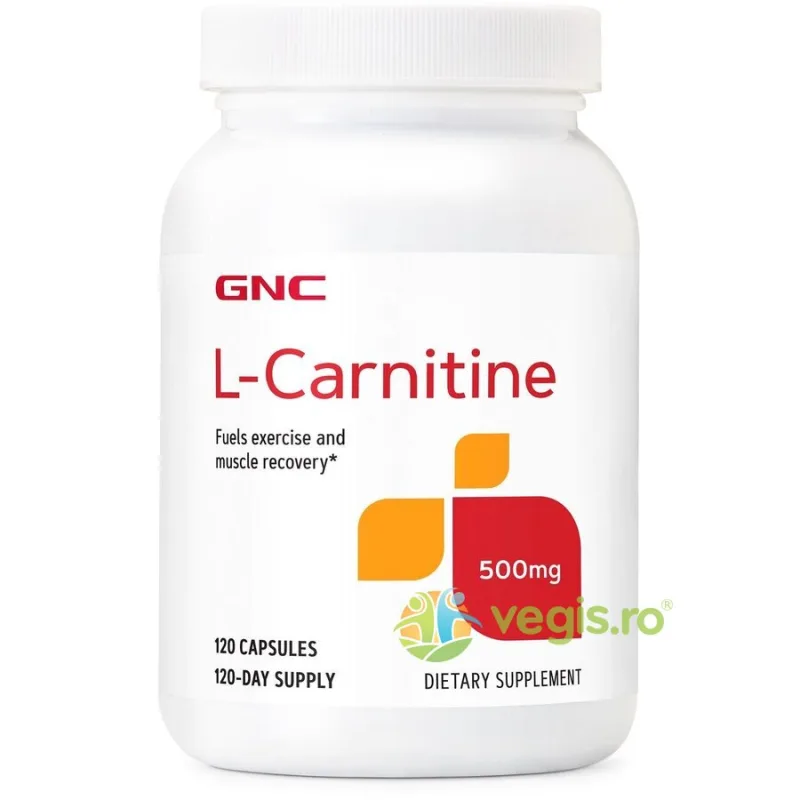 L-Carnitina 500mg 120cps GNC — preț și oferte