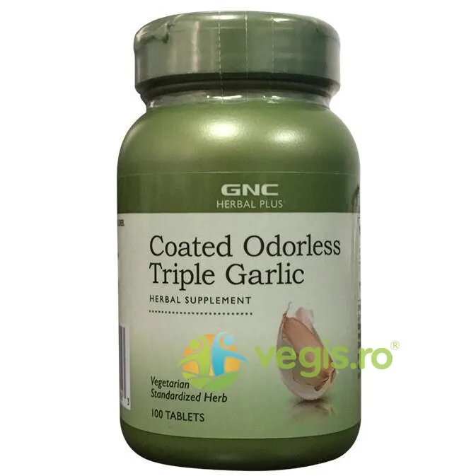 Usturoi Fara Miros Herbal Plus 100tb GNC — preț și oferte
