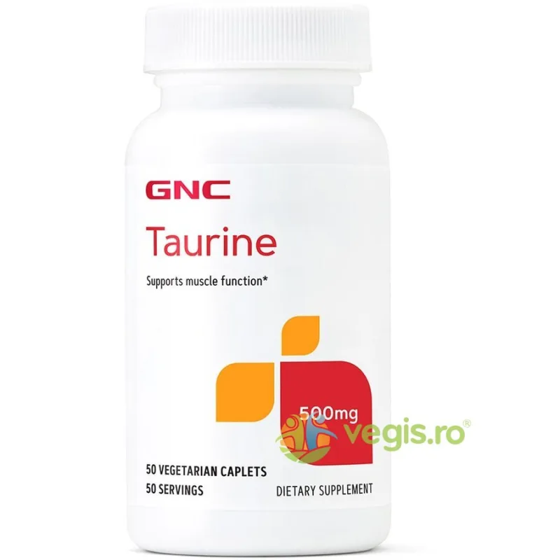 Taurina (Taurine) 500mg 50tb vegetale GNC — preț și oferte