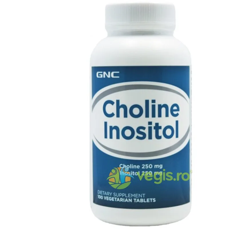 Colina (Choline) 250mg si Inozitol 250mg 100tb GNC — preț și oferte