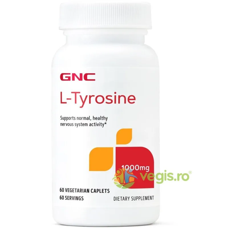 L-Tirozina (L-Tyrosine) 1000mg 60tb vegetale GNC — preț și oferte