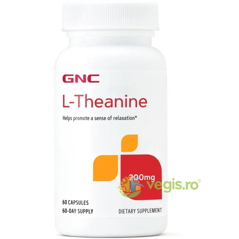 L-Teanina ( L-Theanine) 200mg 60cps GNC — preț și oferte
