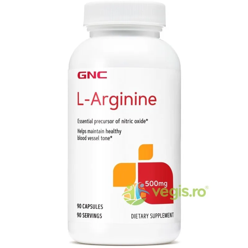 L-Arginina 500mg 90cps GNC — preț și oferte