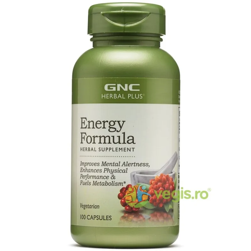 Formula pentru Energie (Energy Formula) Herbal Plus 100cps GNC — preț și oferte
