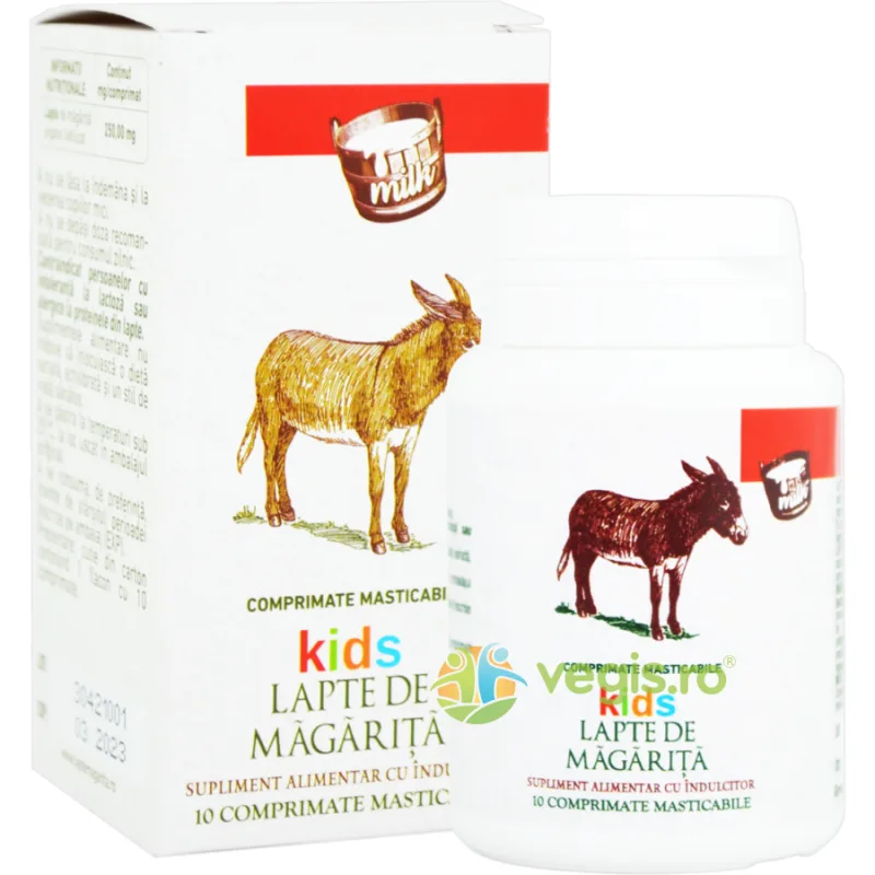 Lapte de Magarita Kids (pentru Copii) 10cpr masticabile SINTOFARM — preț și oferte