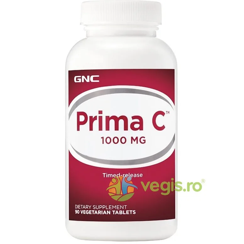 Vitamina C Prima 1000mg 90tb vegetale GNC — preț și oferte