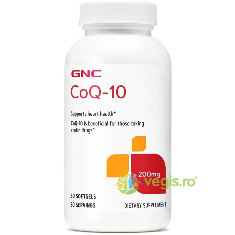 Coenzima Q10 Naturala 200mg 30cps moi GNC — preț și oferte