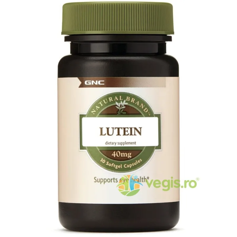 Luteina Natural Brand 40mg 30cps moi GNC — preț și oferte