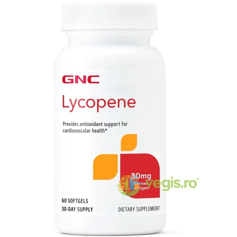 Licopen (Lycopene) 30mg 60cps moi GNC — preț și oferte