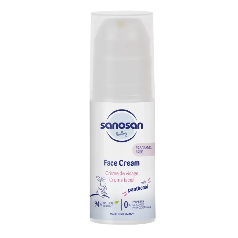 Crema fata cu aplicator pompita, 50 ml, Sanosan — preț și oferte
