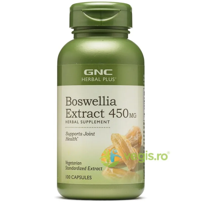 Boswellia Extract Standardizat Herbal Plus 450mg 100cps GNC — preț și oferte