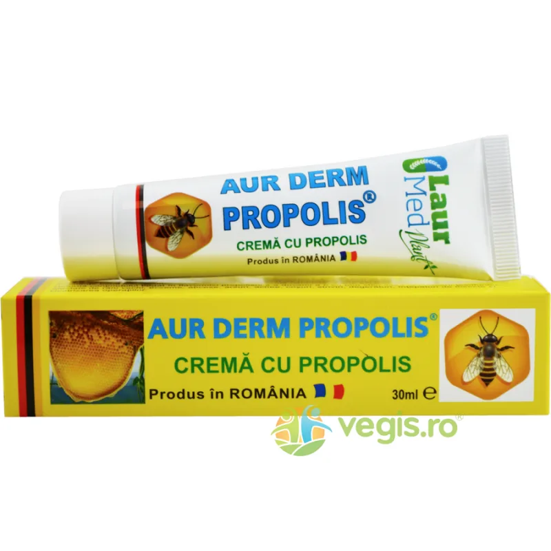Aur Derm Crema Propolis 5% 30ml LAURMED — preț și oferte