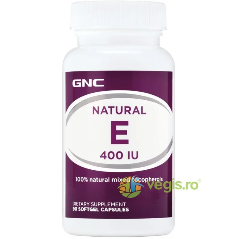 Vitamina E Naturala 400ui 90cps moi GNC — preț și oferte
