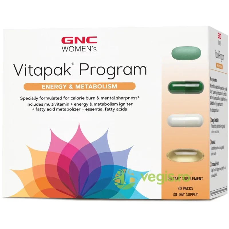 Complex de Multivitamine Energie si Metabolism pentru Femei 30buc GNC — preț și oferte
