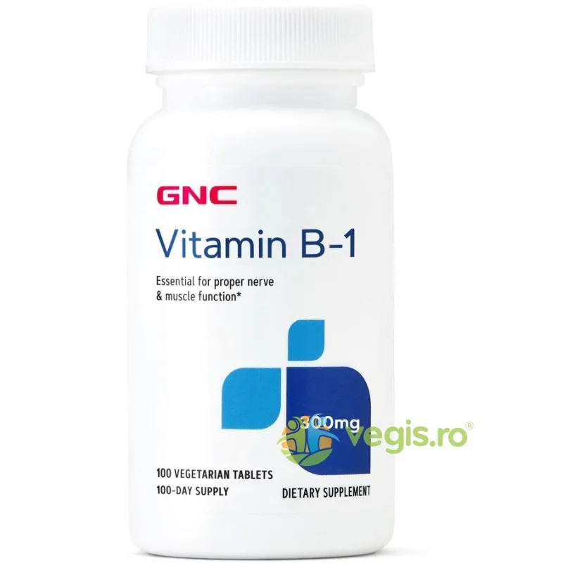 Vitamina B-1 300mg 100tb vegetale GNC — preț și oferte