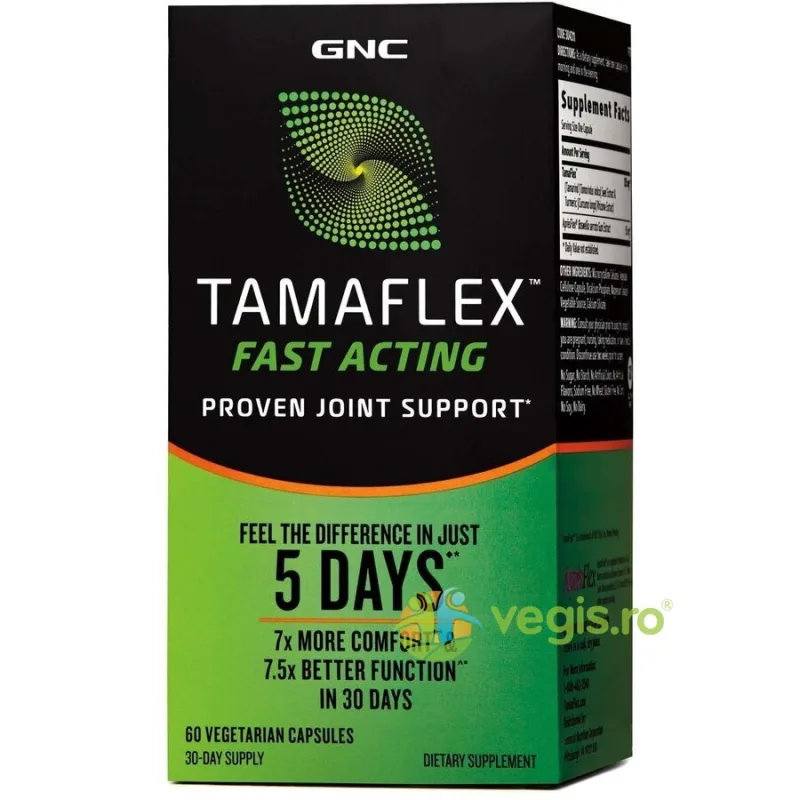 TamaFlex Fast Acting (Formula Pentru Sanatatea Articulatiilor) 60cps GNC — preț și oferte