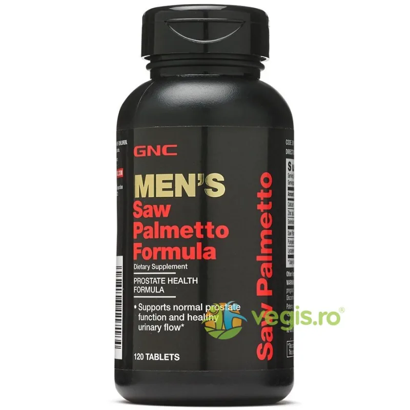Saw Palmetto Men's Formula (Extract din Palmier Pitic pentru Barbati) 120tb GNC — preț și oferte