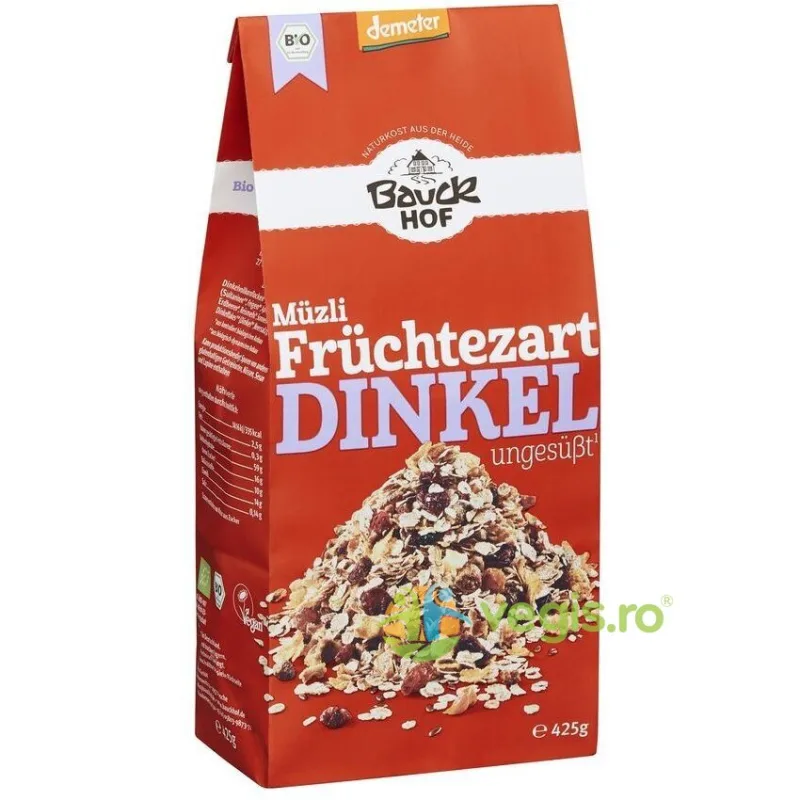 Musli de Spelta cu Fructe Ecologic/Bio 425g BAUCKHOF — preț și oferte