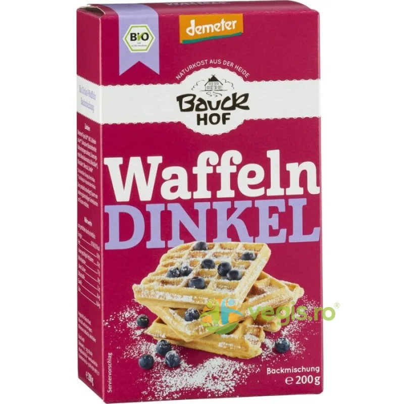 Mix pentru Vafe din Spelta Ecologic/Bio 200g BAUCKHOF — preț și oferte