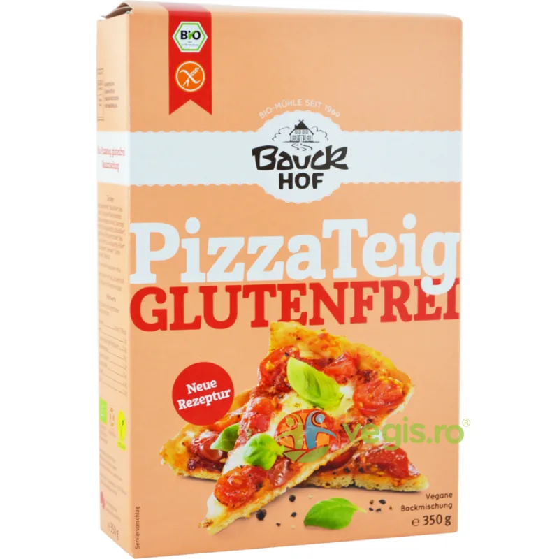 Mix de Faina pentru Pizza Fara Gluten Ecologic/Bio 350g BAUCKHOF — preț și oferte