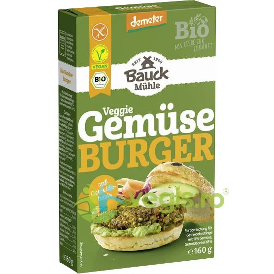 Mix pentru Burger Vegetal Demeter Ecologic/Bio 160g BAUCKHOF — preț și oferte