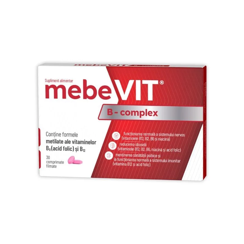 MebeVit B-Complex, 30 comprimate, Zdrovit — preț și oferte