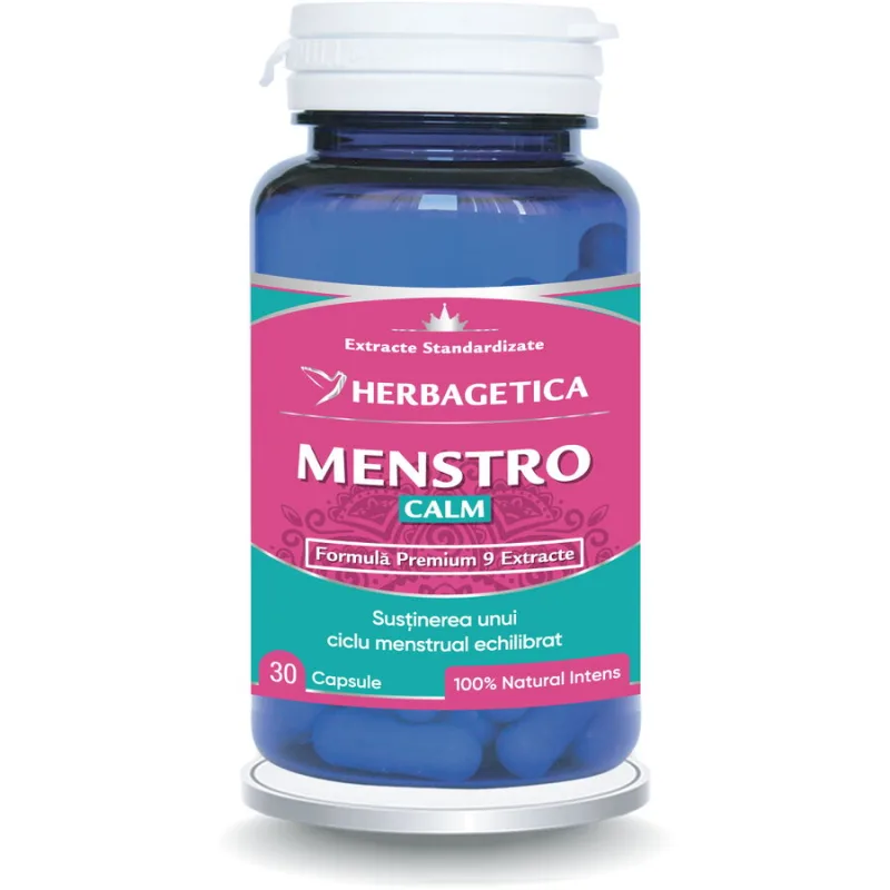 Menstro Calm 30cps HERBAGETICA — preț și oferte