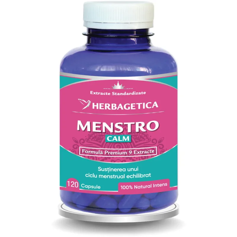 Menstro Calm 120cps HERBAGETICA — preț și oferte