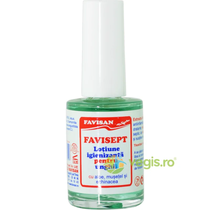 Lotiune Igienizanta pentru Unghii cu Aloe, Musetel si Echinacea 14ml Favisan — preț și oferte