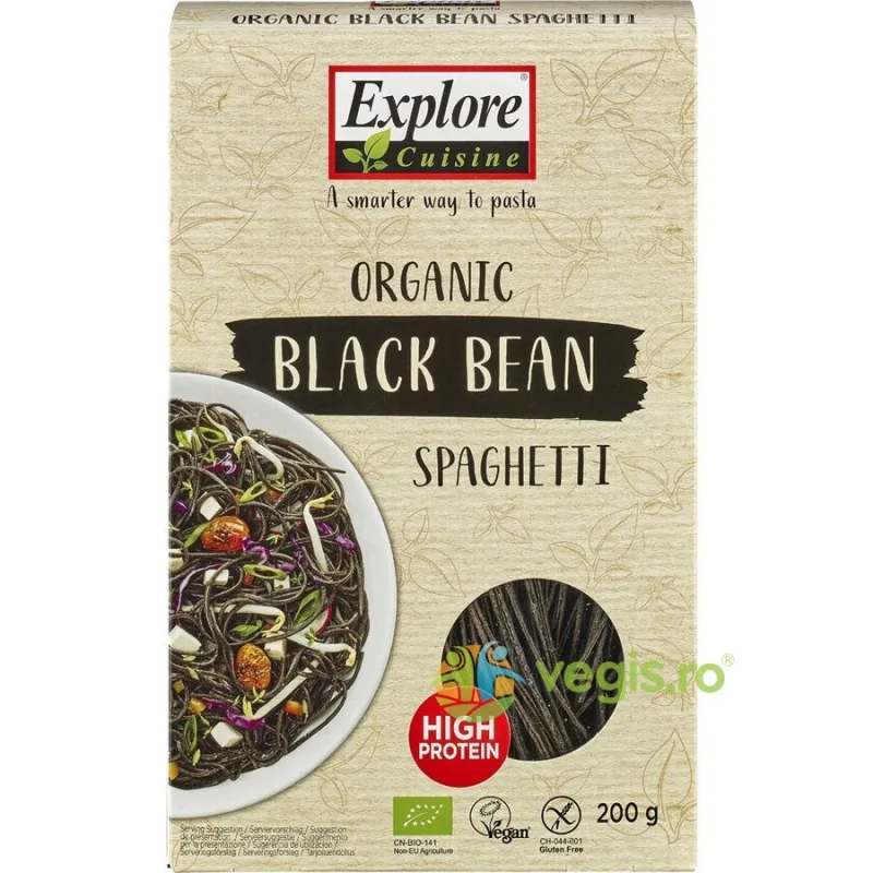 Spaghete din Soia Neagra Fara Gluten Ecologice/Bio 200g EXPLORE CUISINE — preț și oferte