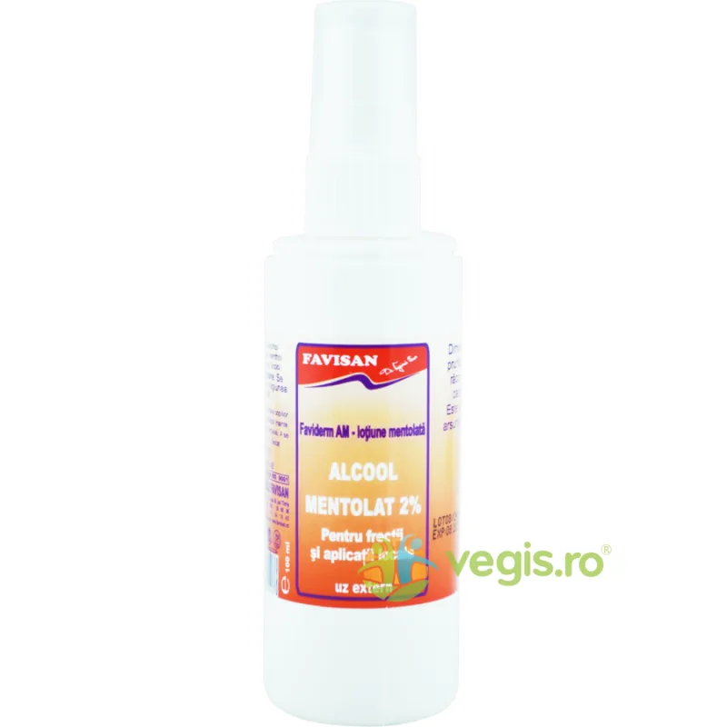 Lotiune Mentolata cu 2% Alcool Faviderm AM 100ml Favisan — preț și oferte