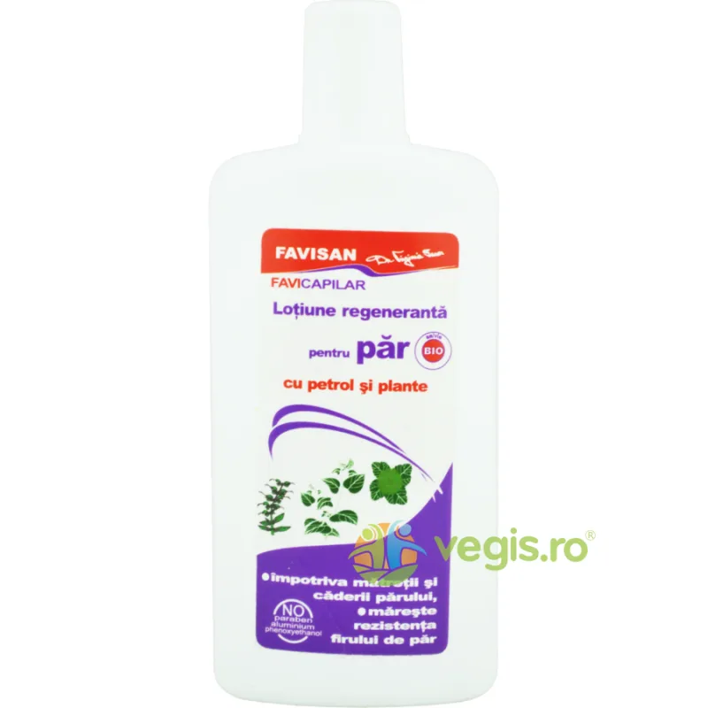 Lotiune Regeneranta pentru Par cu Petrol si Plante FaviCapilar 125ml Favisan — preț și oferte